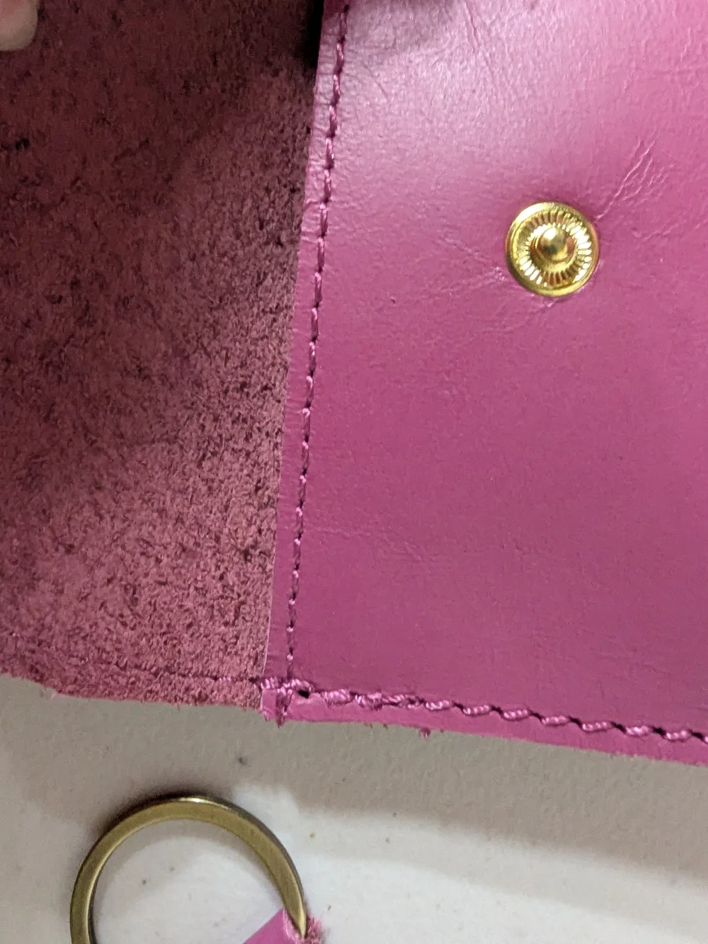 NWT Pink Genuine Leather Tote Bag Crossbody Purse Shoulder bag Removable Strap